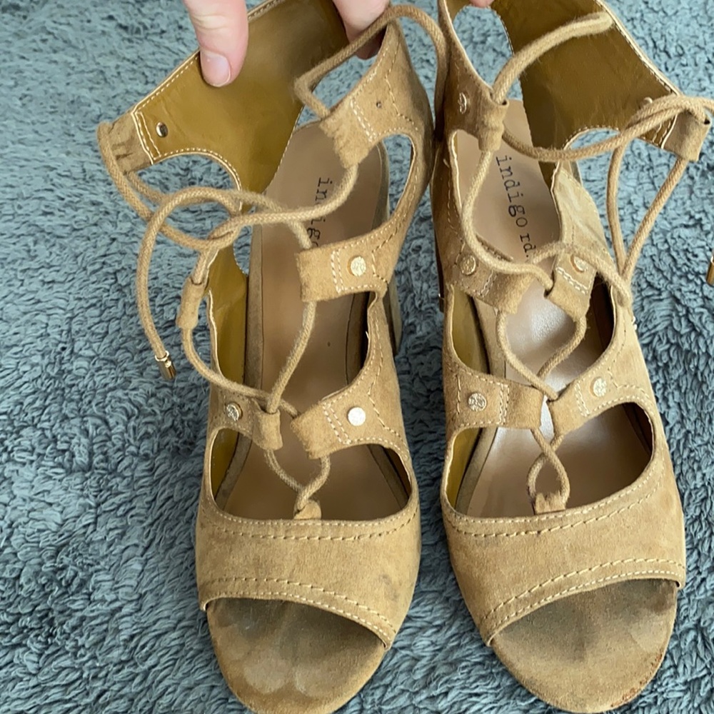 Lace up heels